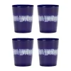 Tasses à thé Ottolenghi Feast 33 cl lot de 4, Dark blue-white