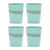 Tasses à thé Ottolenghi Feast 33 cl lot de 4, Azure stripes-red