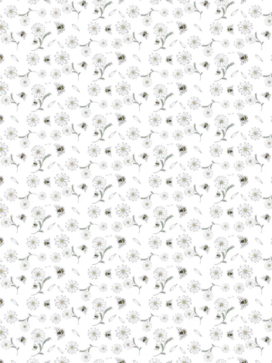 Tissu Blomstersurr, Beige