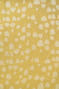 Tissu Bouquet, Jaune-blanc