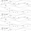 Tissu Flyttfåglar, noir