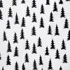 Tissu Gran, blanc-noir