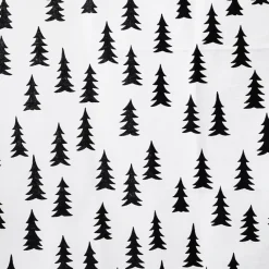 Tissu Gran, blanc-noir