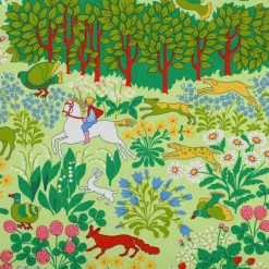 Tissu Jakten, vert