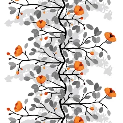 Tissu Ofelia, orange