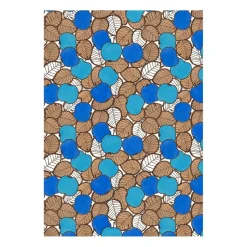 Tissu Päppel, Vert-bleu
