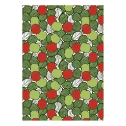 Tissu Päppel, Vert-rouge