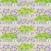 Toile cirée Allé, Vert-violet