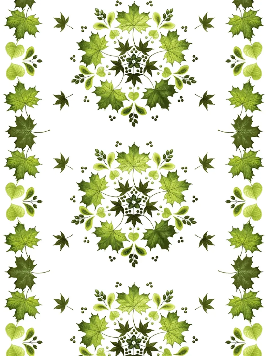 Toile cirée Lövkrans, Vert
