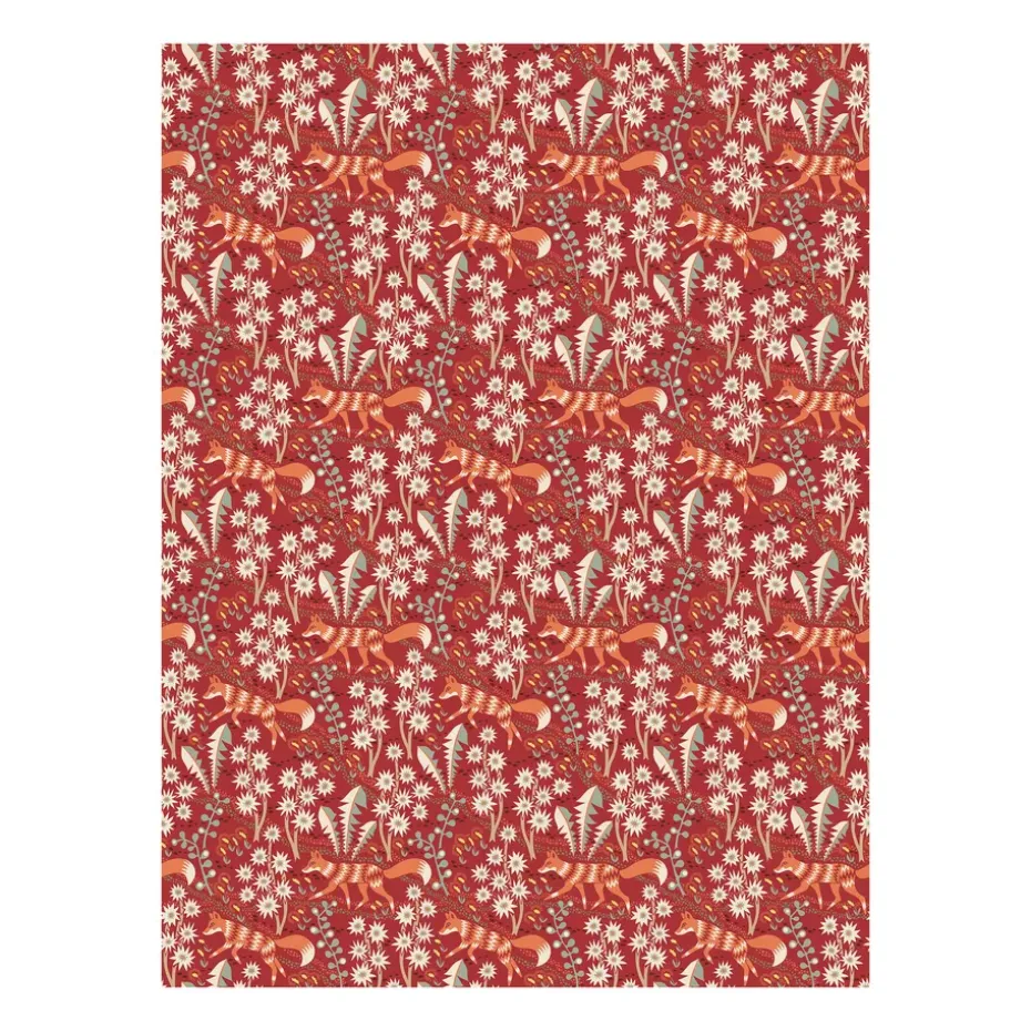Toile cirée Stjärnspeja, Rouge