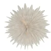 Étoile de l'avent blanche à pois Luna, 60 cm