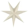 Étoile de l'avent blanche Bare, 60 cm