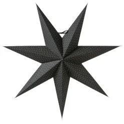 Étoile de Noël Aino noir, 60 cm