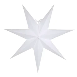 Étoile de Noël Greta blanc, 60 cm