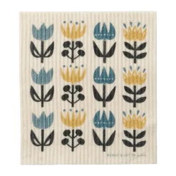 Torchon Tulip 17x20 cm, Grey