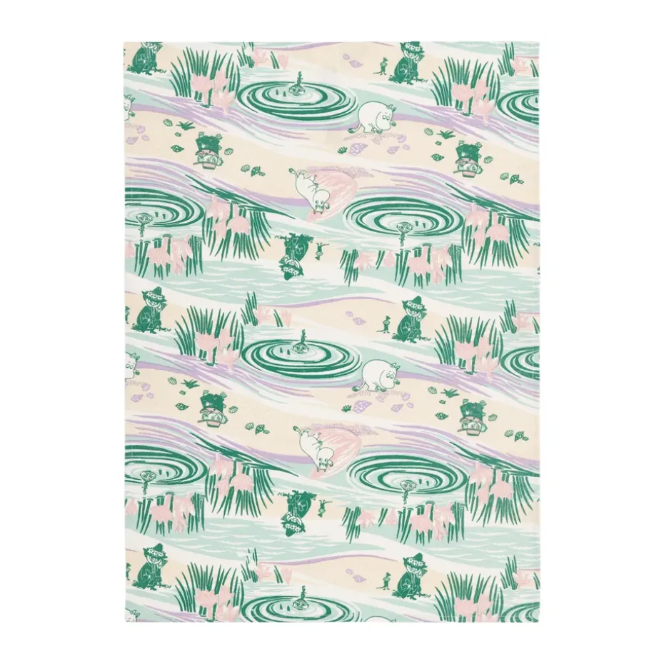 Torchon de cuisine Beach day Mumin, 50x70 cm