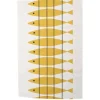 Torchon Hareng, ocre (jaune)