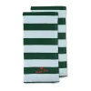 Torchon Love 50x70 cm lot de 2, Vert-bleu clair