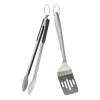 Ustensiles barbecue Markus BBQ 2 pièces 10x43 cm, Argenté