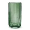 Vase Lyngby Verre vert, 20 cm