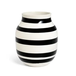 Vase Omaggio moyen, noir