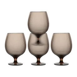 Verre à bière Billi 50 cl lot de 4, Marron