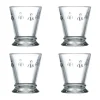 Verre à boire Abeille 26 cl, lot de 4, Transparent