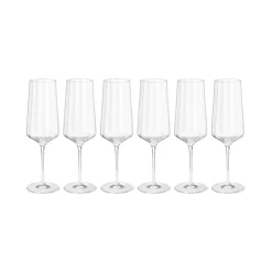 Verre à champagne Bernadotte Lot de 6, 27cl