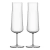 Verre à champagne Informal 22 cl Lot de 2, Transparent