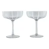 Verre à champagne Mizu coupe Lot de 2, Clear