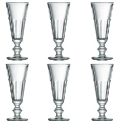 Verre à champagne Perigord 16 cl, lot de 6, Transparent
