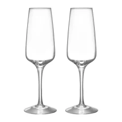 Verre à champagne Pulse 28 cl Lot de 2, Transparent