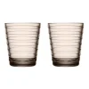 Verre à eau Aino Aalto 22 cl lot de 2, Lin