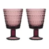 Verre à eau sur pied Kastehelmi 26cl lot de 2, Callune