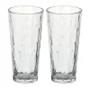 Verres à cocktail en plastique Club No. 19, 25 cl, Lot de 2, Cristal clair