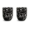 Verres Messy 30 cl lot de 2, Noir