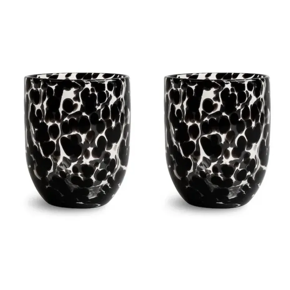 Verres Messy 30 cl lot de 2, Noir
