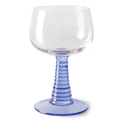 Verre à vin haut Swirl, Blue