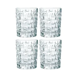 Verre à whiskey Bossa Nova 33cl Lot de 4, Transparent