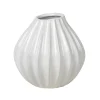 Wide vase ivoire, 15 cm