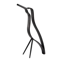 Woody bird hauteur 25 cm, Chêne teinté noir